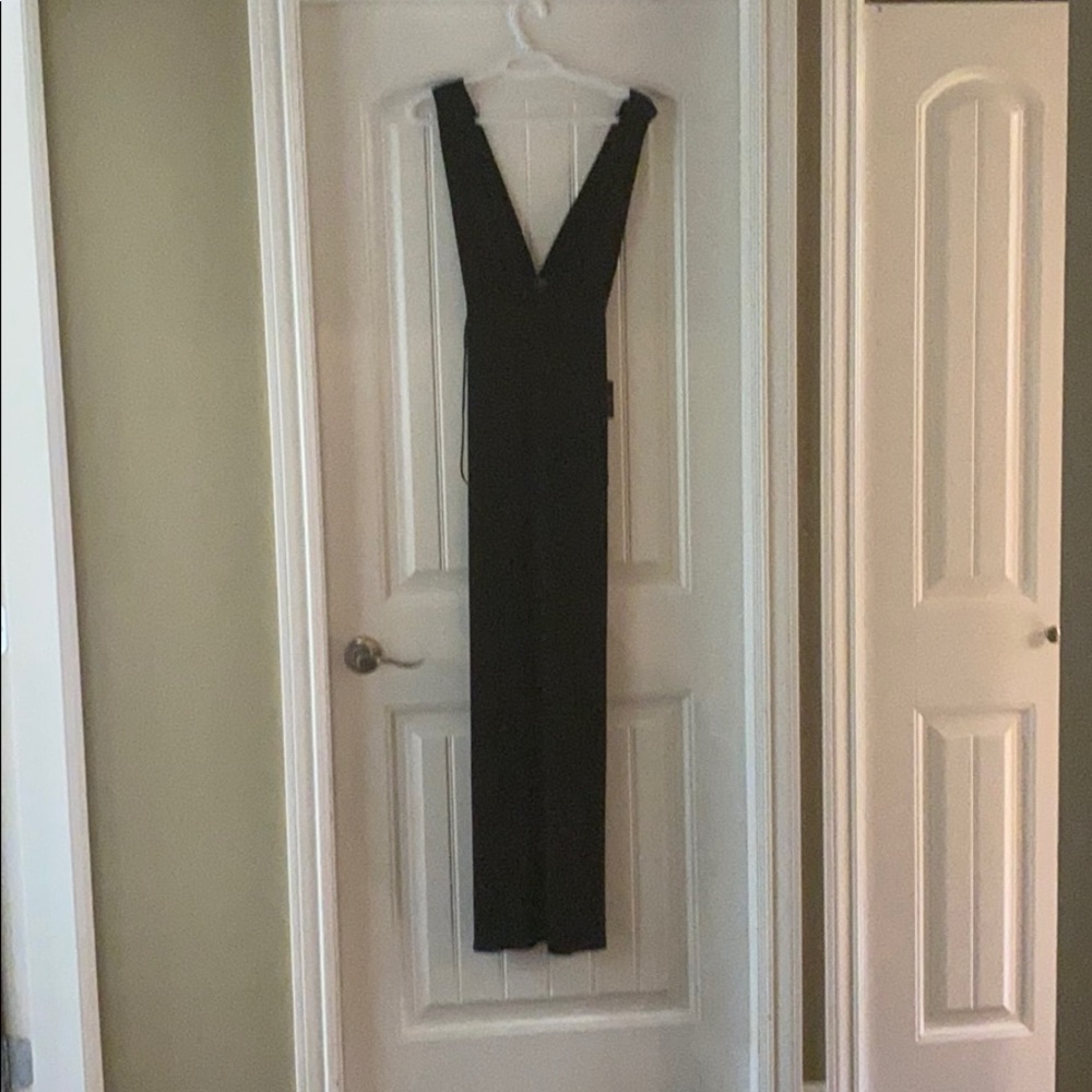 Forever 21 Black ribbed maxi dress size small